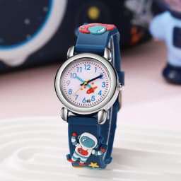 1/2pcs Cartoon 3D Kids Watches Astronaut Pattern Quartz Wristwatch Sports Electronic Watch for Boys Girls Gift Student Gifts