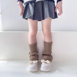 Autumn Solid Color Leg Warmers Middle Tube Socks Knitted Y2K Lolita Style Mid-Calf Socks for Children Girl