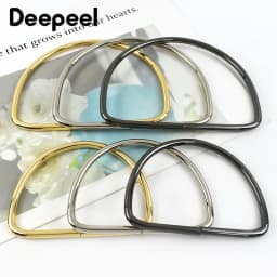 2/4/10Pcs Metal D Ring 9/11cm Bag Handles Purse Frame Women's Handbags Woven-bag Handle DIY Hardware Accessories Making Bags