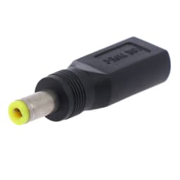 1pc USB 3.1 Type C USB-C Female to 5.5mm x 2.5mm Male DC Power Charging Adaptor