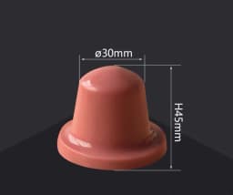 Rubber Pad for Pad Printing Silicone Cylindrical Coding Machine Date Manual Electric Pneumatic Durable Pad Printing Rubber Head