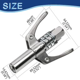 Double-Handle High-Pressure Locking Pliers Grease Nozzle, Grease Coupler, Repair Tools, NPT1/8 Adapter, Grease Gun Accessories