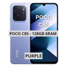 POCO C85 4G 128/6GB Android 15 NFC Tela 6.9” 120Hz Versão Global Bateria 6000mAh Carga Rápida