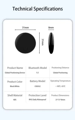 For Apple Find My GPS Tracker for AirTag Smart Bluetooth Tracker AirTags Keys Finder Air Tag Item Locator SmartTag Phone Finder