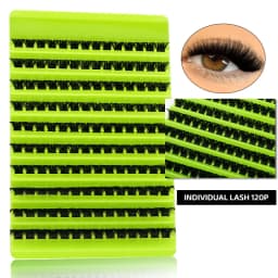 DINGSEN DIY Lash Clusters Thick Segmented Eyelash Extension 60D 80D 100D MIX Lashes Extension Cluster Lashes Individual Lashes