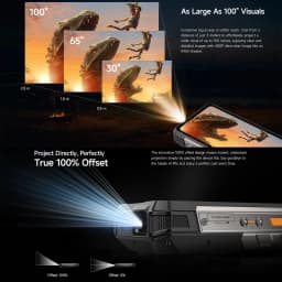 Ulefone Armor 34 Pro + Projector Rugged Phone 16GB+512GB Night Vision 6.95'' Android 15 Dimensity 7300 25500mAh 5G Smartphone