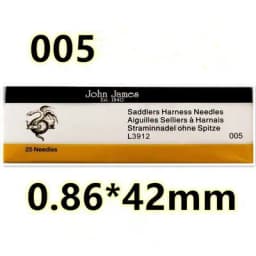 25Pcs/Bag Hand Junetree John James Saddlers Harness Needle Round Point Needle Diy Leatherwear Hand Tool Leather Crafts