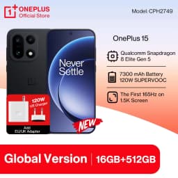 Global Version OnePlus 15 US CPH2749 Flagship Smartphone Snapdragon 8 Elite Gen 5 CPU 7300mAh Battery Triple 50MP