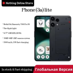 In Stock Nothing Phone (3a) Lite Global Version MediaTek Dimensity 7300 Pro5G 6.77 AMOLED 120Hz 5000mAh 50MP Camera