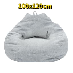 Lazy Sofas Cover Chairs Without Filler Adults Bean Bag Chair Couch Living Room Bedroom Home Tatami Lounger Seat