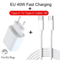 40W Fast Charger For Apple Original iPhone 18 17 16 15 7-14 Pro Max Type C To Lightning Fast Charging USB C Cable Quick Charger