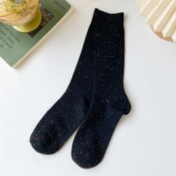 Women's Long Socks High Quality Autumn Winter Warm Thick Middle Tube Candy Color Korean Style Trend Elegant Pile Socks For Women