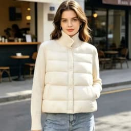 Winter Women's Jacket Thick Warm Short Parka Black Coats Woman Parkas Elegant Zipper Cotton Jackets Coat Female New