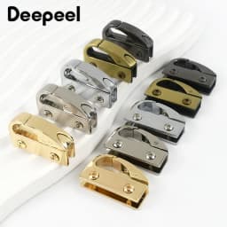 2/4/10Pcs Bag Side Clip Buckles with Screw Metal Spring Clasps Handbag Strap Chain Decoration Hanger Hook Hardware Accessories