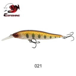 ESFISHING Wobble Hard Lure NAHAN 75mm 7.1g 0-2.4 Dive Fishing Baits Flow Floating Minnow Isca Artificial