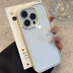Luxury Clear Candy Color Case For iPhone 16 15 14 13 12 11 Pro Max Plus Clear Acrylic Bumper Protection Cases Cover