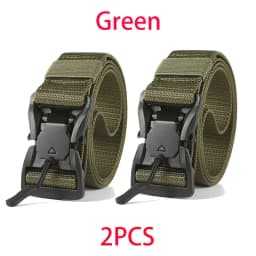 Newest Automatic Magnetic Buckle Tactical Belt Mens Canvas Tactical Workwear Casual Outdoor Military Training Pants Belt For Men