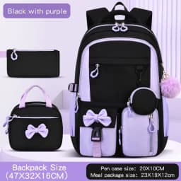 Children School Bags Set Large Capacity Schoolbag Lightweight School Backpack Kids Book Bag Waterproof Laptop Travel Droshipping