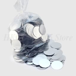 Ultra-thin Round Iron Sheet Galvanized Iron Disc Plate Small Suction Circular Iron Sheet Magnet Can Attract for DIY/Handmade