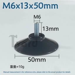 M4 M5 M6 M8 Transparent Suckers With Screw PVC Plastic Sucker Pad Holder Turn Nut Glass Table Tops Storage Tool Hooks