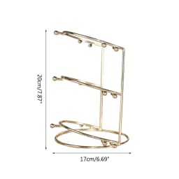 Bride Headbands Display Stand Princess Crown Organizer Bridal Tiara Crown Holder Rack for Bride Hair Accessories Storage