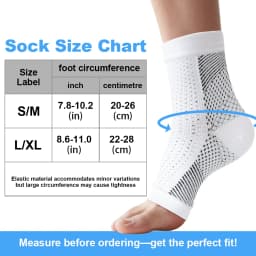 1Pair Soothe Socks for Neuropathy Pain,Ankle Brace Compression Support,Soothesocks for Neuropathy,Soothe Socks Arch Support