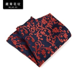 24cm Formal Paisley Pocket Square Mens Polyester Black Red Handkercheif Wedding Party Tuxedo Accessories Elegant Hanky Cravat