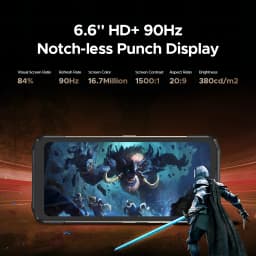 Global Version DOOGEE Blade20 Turbo 5G Rugged Phone Android 15 Gemini Al 10300mAh Battery 6.6'' HD+ 8GB 256GB NFC Smartphone