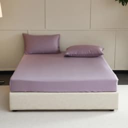 Luxury Natural Silk Fitted Sheet with Elastic Bands Smooth Mattress Cover Non-Slip Bed Sheet Fit Sheet 90/100/140/160/180/200cm