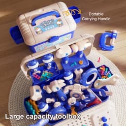 Simulation Electric Drill Screw Tool Bench Box Children's Pretend Play Toy Set Multifunction Assembly Repair Toolbox Boys Toys