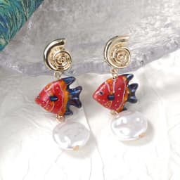 Cute Octopus Earrings Creative Glass Octopus Long Drop Earrings Unqiue Marine Series Design Earrings Wholesale Custom Packaging