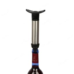Wine Stopper With Vacuum Pump Bar Accessories Air Lock Aerator Rubber Black Bottle Stopper Keep Wine Fresh Saver Sealing