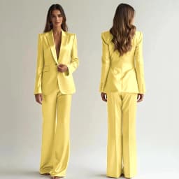 Luxury High Quality Women's Suit One Button 2 Piece Jacket Pants Female Clothing Slim Fit Smart Office Banquet Lady Blazer Set