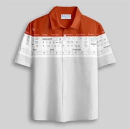 Men's Fun Excel Spreadsheet 3D Print Shirts Green White Funny Office Short Sleeve Lapel Tops Men Clothes