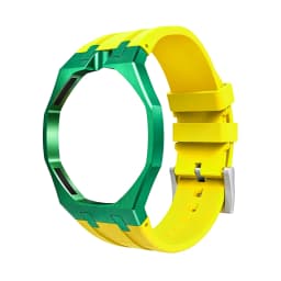 Modification Kit Aluminum Metal Case+Silicone Strap for Swatch X AP Royal Pop Pocket Watch Changer To Wristwatch Accessories