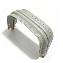 1PC Leather Covered Purse Frame Aluminum Bag Clasp Frame DIY Handbag Making Sewing Craft Replacement Handle Hardware Accessory