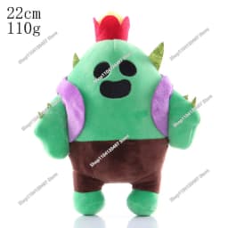 10cm-25cm Cartoon Cosplay Brawler Spike Plush Toy Cotton Pillow Dolls Cute Game Character Game Peripherals