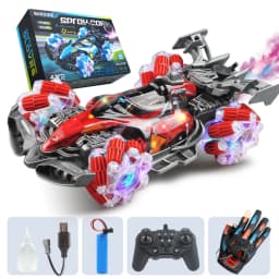 Colorful Lights Spray Stunt Racing 4WD Shift 2.4G Wireless Gesture Induction Racing Race Remote Control Toy Car