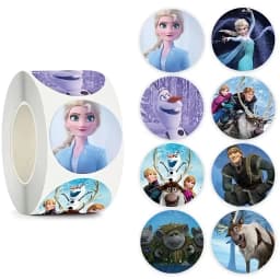 500pcs Stitch Roll Stickers Waterproof Diy Decals For Laptop Phone Ipad Notebook Luggage Thermos Water Bottle Skateboard Decor