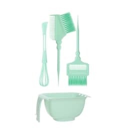 5PCS Hair Dye Set with Brush Tinting Rod Professional Large Capacity Toning Container Hair Coloring Salon DIY Hairdressing Tools