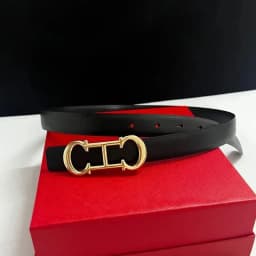 New Women's Belt Elegant Gold Letter Buckle Suitable For Daily Decoration Fashionable Belt Female