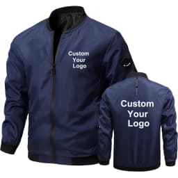 New Men's Customize Your Logo Casual Jacket Men Fashion Loose Mens Jacket Sportswear Jacket Mens Jackets and Coats