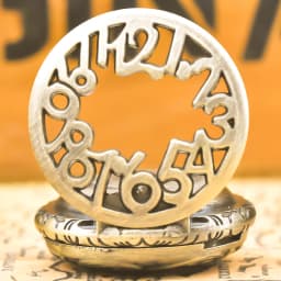 Bronze Delicate Compact Arabic Numerals Clamshell Pocket Watch Necklace Small Pocket Watch Gift Pocket Cheap Children's Toys