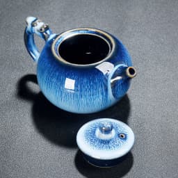 Exquisite Star Glaze Teapot 200ml Ceramic Kung Fu Tea Pot Puer Tea Pot 180ml Cup Set Heated Kettle Kettle Teeware Teware Teapot