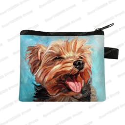 Cute Pug Dog Pattern Coin Purses Women Lovely Pet Animal Mini Wallet Ladies Key Credit Card Bag Small Lipstick Bags Gift
