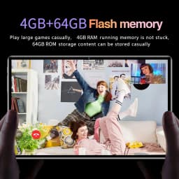 2025 Global BDF Android 13 Android Tablet 4GB+64GB HD Touch Screen Dual Card WIFI 6000mAh Battery Octa Core
