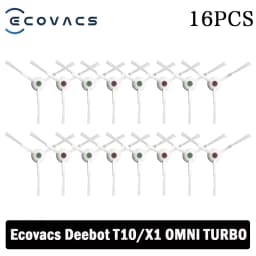Ecovacs Deebot X1 OMNI / T10 OMNI Robot Vacuum Cleaner Spare Parts, Rubber / Side Brush, Cover,Hepa Filter, Mop Rag, Dust Bag