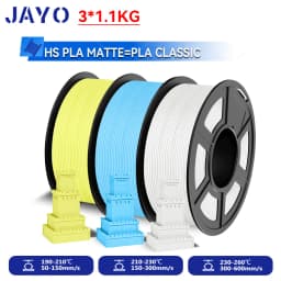 JAYO 3.3KG High Speed Matte  PLA=PLA Classic Filament 1.75mm 30mm/s - 600mm/s Print Range High Flow Speedy PLA Printer Filament