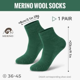 WRELS 1/2/3pairs Merino Wool Socks Hiking Socks Warm Cushion Socks Moisture Wicking Socks Thermal Breathable Soft Sports Socks