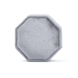 Velvet Ring Box Round Octagonal Ring Box Manufacturers Wholesale Box Proposal Three Rings Box Can Print Logo